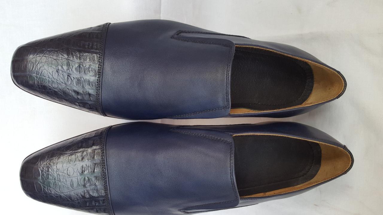 leather belly shoes mens