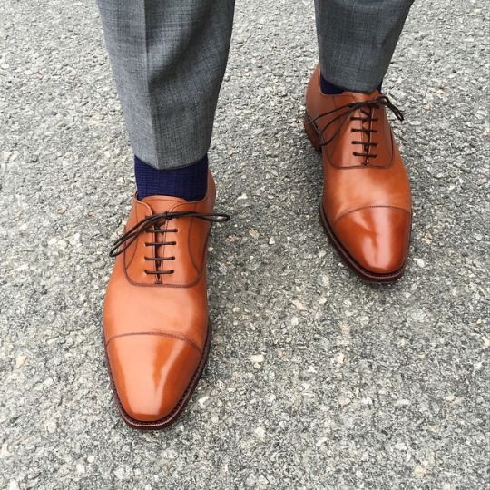 brown cap toe dress shoes