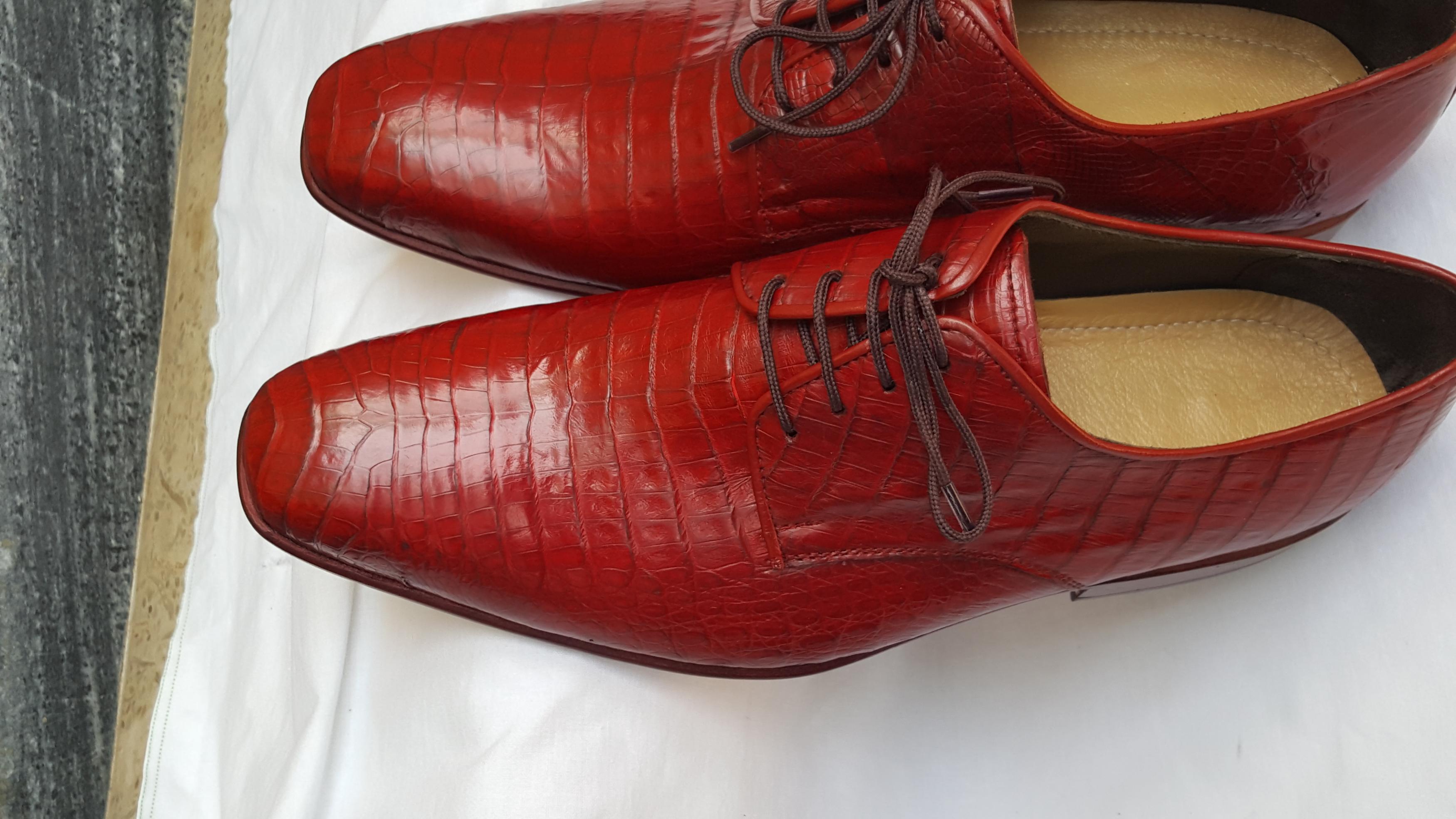 men's leather belly shoes